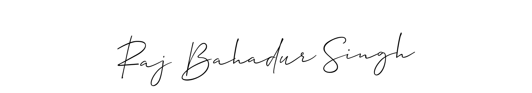 Similarly Allison_Script is the best handwritten signature design. Signature creator online .You can use it as an online autograph creator for name Raj Bahadur Singh. Raj Bahadur Singh signature style 2 images and pictures png