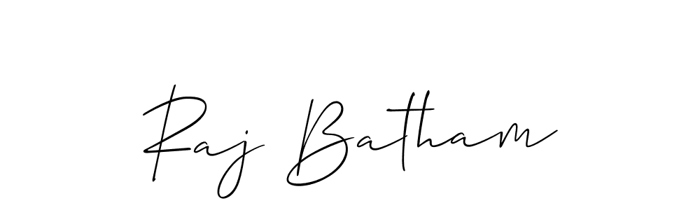 Make a beautiful signature design for name Raj Batham. With this signature (Allison_Script) style, you can create a handwritten signature for free. Raj Batham signature style 2 images and pictures png