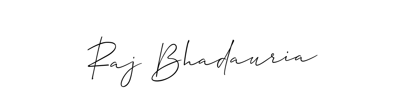 You can use this online signature creator to create a handwritten signature for the name Raj Bhadauria. This is the best online autograph maker. Raj Bhadauria signature style 2 images and pictures png