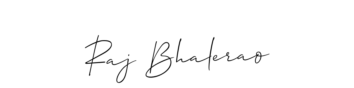Also we have Raj Bhalerao name is the best signature style. Create professional handwritten signature collection using Allison_Script autograph style. Raj Bhalerao signature style 2 images and pictures png
