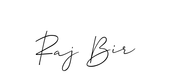 Raj Bir stylish signature style. Best Handwritten Sign (Allison_Script) for my name. Handwritten Signature Collection Ideas for my name Raj Bir. Raj Bir signature style 2 images and pictures png