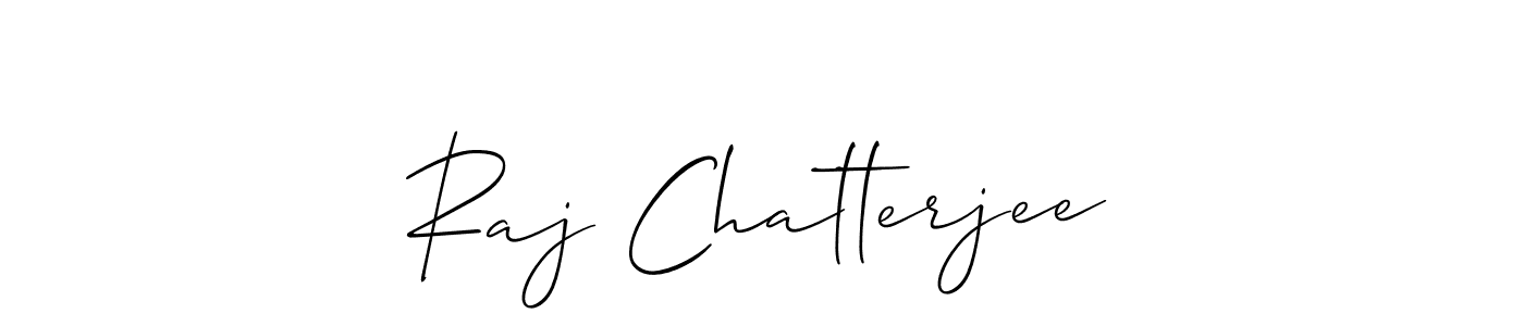 You should practise on your own different ways (Allison_Script) to write your name (Raj Chatterjee) in signature. don't let someone else do it for you. Raj Chatterjee signature style 2 images and pictures png