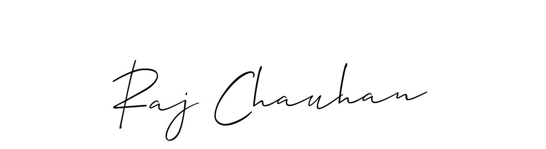 Also we have Raj Chauhan name is the best signature style. Create professional handwritten signature collection using Allison_Script autograph style. Raj Chauhan signature style 2 images and pictures png