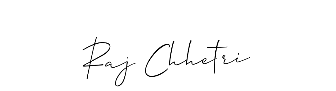 It looks lik you need a new signature style for name Raj Chhetri. Design unique handwritten (Allison_Script) signature with our free signature maker in just a few clicks. Raj Chhetri signature style 2 images and pictures png