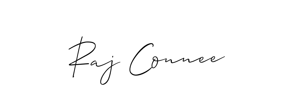 Design your own signature with our free online signature maker. With this signature software, you can create a handwritten (Allison_Script) signature for name Raj Connee. Raj Connee signature style 2 images and pictures png