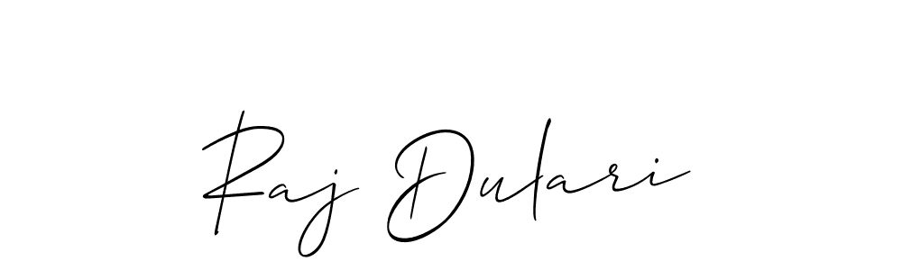 Check out images of Autograph of Raj Dulari name. Actor Raj Dulari Signature Style. Allison_Script is a professional sign style online. Raj Dulari signature style 2 images and pictures png