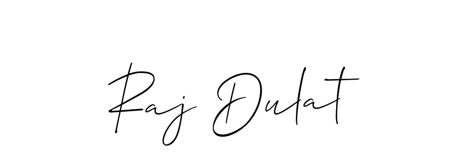 You can use this online signature creator to create a handwritten signature for the name Raj Dulat. This is the best online autograph maker. Raj Dulat signature style 2 images and pictures png