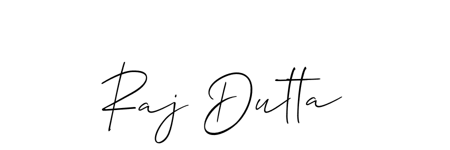 The best way (Allison_Script) to make a short signature is to pick only two or three words in your name. The name Raj Dutta include a total of six letters. For converting this name. Raj Dutta signature style 2 images and pictures png