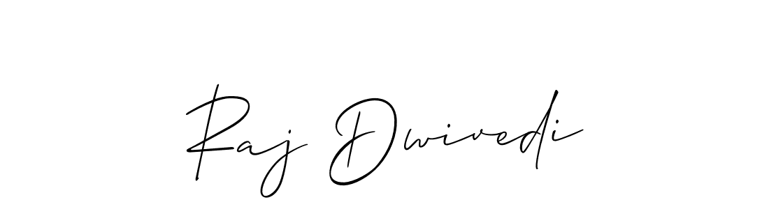 Use a signature maker to create a handwritten signature online. With this signature software, you can design (Allison_Script) your own signature for name Raj Dwivedi. Raj Dwivedi signature style 2 images and pictures png