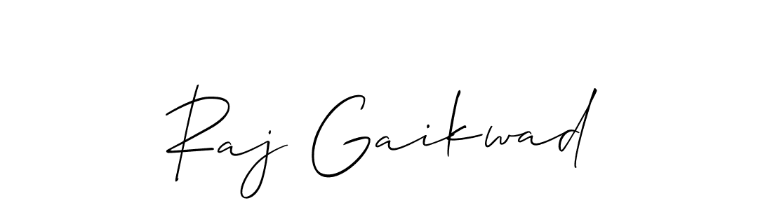 Design your own signature with our free online signature maker. With this signature software, you can create a handwritten (Allison_Script) signature for name Raj Gaikwad. Raj Gaikwad signature style 2 images and pictures png