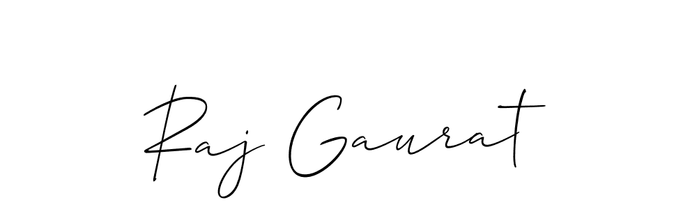 Make a short Raj Gaurat signature style. Manage your documents anywhere anytime using Allison_Script. Create and add eSignatures, submit forms, share and send files easily. Raj Gaurat signature style 2 images and pictures png