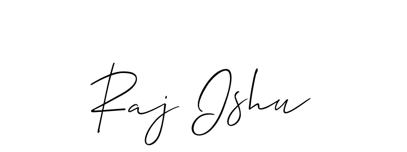 Best and Professional Signature Style for Raj Ishu. Allison_Script Best Signature Style Collection. Raj Ishu signature style 2 images and pictures png