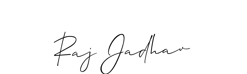 How to Draw Raj Jadhav signature style? Allison_Script is a latest design signature styles for name Raj Jadhav. Raj Jadhav signature style 2 images and pictures png