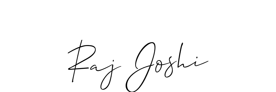How to make Raj Joshi signature? Allison_Script is a professional autograph style. Create handwritten signature for Raj Joshi name. Raj Joshi signature style 2 images and pictures png