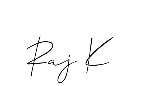 Best and Professional Signature Style for Raj K. Allison_Script Best Signature Style Collection. Raj K signature style 2 images and pictures png