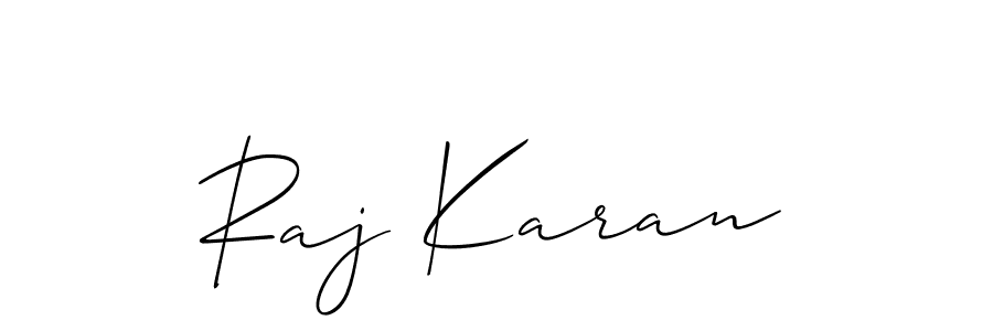 Also we have Raj Karan name is the best signature style. Create professional handwritten signature collection using Allison_Script autograph style. Raj Karan signature style 2 images and pictures png