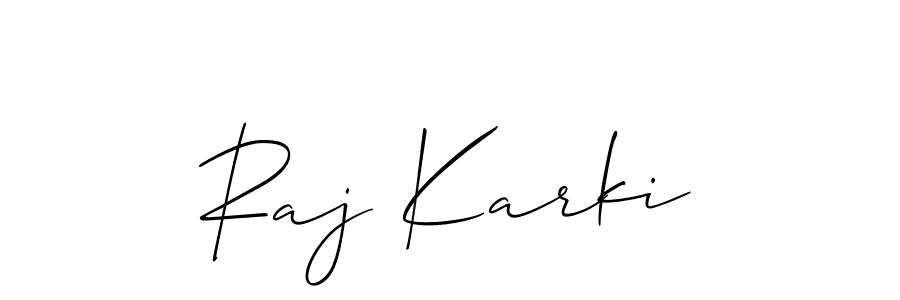 See photos of Raj Karki official signature by Spectra . Check more albums & portfolios. Read reviews & check more about Allison_Script font. Raj Karki signature style 2 images and pictures png