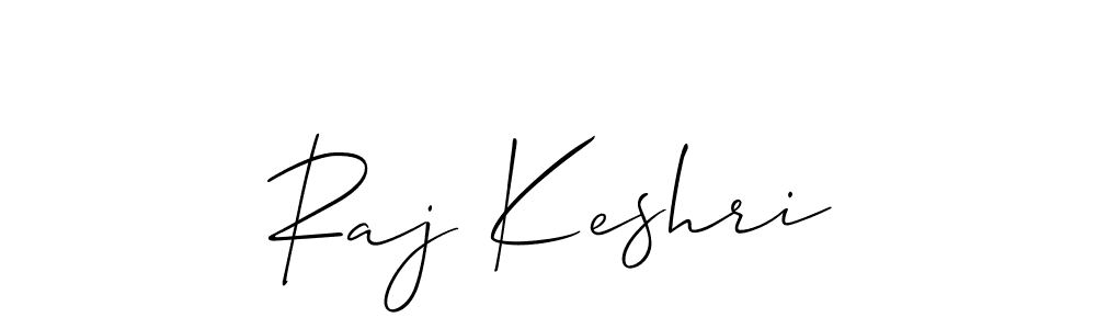 Also we have Raj Keshri name is the best signature style. Create professional handwritten signature collection using Allison_Script autograph style. Raj Keshri signature style 2 images and pictures png