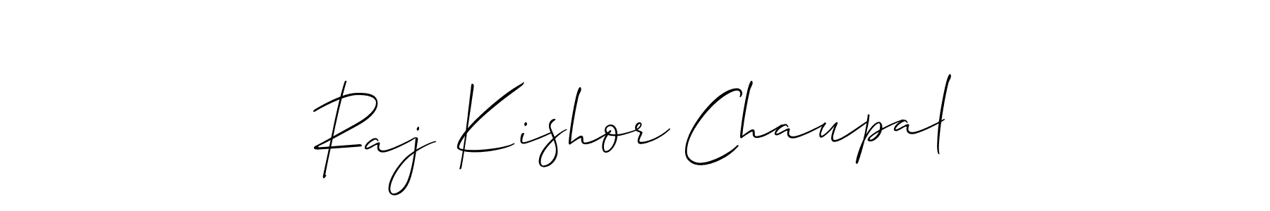 Once you've used our free online signature maker to create your best signature Allison_Script style, it's time to enjoy all of the benefits that Raj Kishor Chaupal name signing documents. Raj Kishor Chaupal signature style 2 images and pictures png