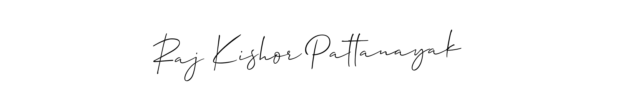 Make a beautiful signature design for name Raj Kishor Pattanayak. With this signature (Allison_Script) style, you can create a handwritten signature for free. Raj Kishor Pattanayak signature style 2 images and pictures png