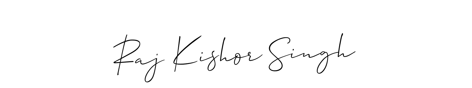 See photos of Raj Kishor Singh official signature by Spectra . Check more albums & portfolios. Read reviews & check more about Allison_Script font. Raj Kishor Singh signature style 2 images and pictures png