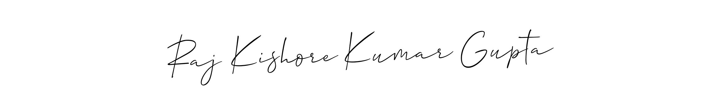 It looks lik you need a new signature style for name Raj Kishore Kumar Gupta. Design unique handwritten (Allison_Script) signature with our free signature maker in just a few clicks. Raj Kishore Kumar Gupta signature style 2 images and pictures png