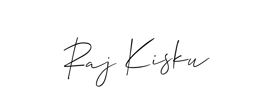 How to make Raj Kisku signature? Allison_Script is a professional autograph style. Create handwritten signature for Raj Kisku name. Raj Kisku signature style 2 images and pictures png