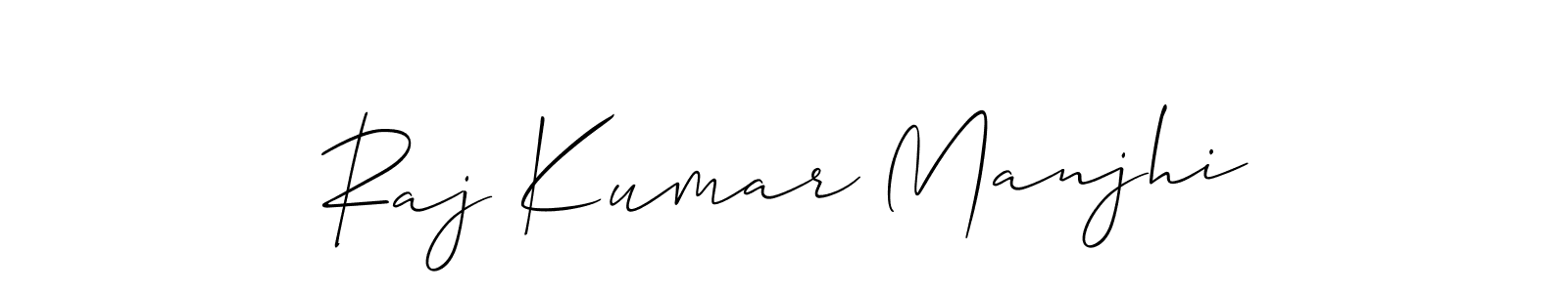 The best way (Allison_Script) to make a short signature is to pick only two or three words in your name. The name Raj Kumar Manjhi include a total of six letters. For converting this name. Raj Kumar Manjhi signature style 2 images and pictures png