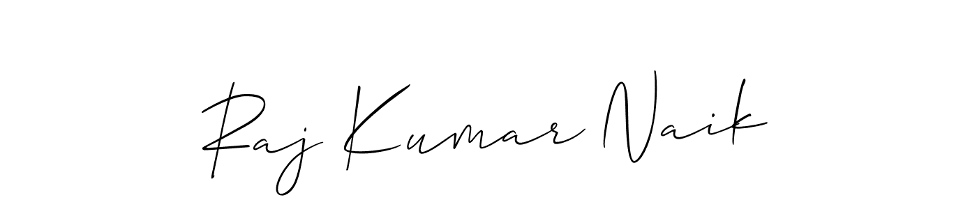 It looks lik you need a new signature style for name Raj Kumar Naik. Design unique handwritten (Allison_Script) signature with our free signature maker in just a few clicks. Raj Kumar Naik signature style 2 images and pictures png