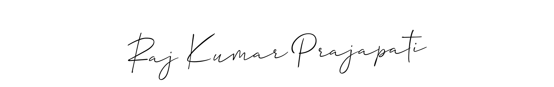 Similarly Allison_Script is the best handwritten signature design. Signature creator online .You can use it as an online autograph creator for name Raj Kumar Prajapati. Raj Kumar Prajapati signature style 2 images and pictures png