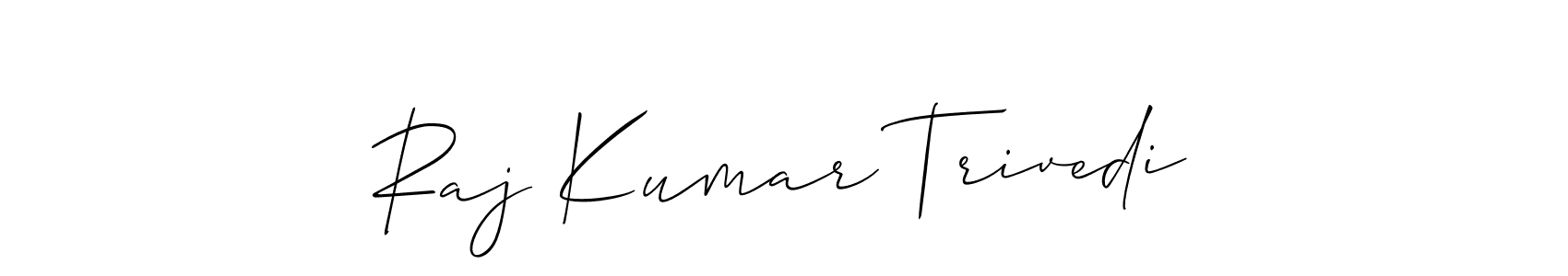 Create a beautiful signature design for name Raj Kumar Trivedi. With this signature (Allison_Script) fonts, you can make a handwritten signature for free. Raj Kumar Trivedi signature style 2 images and pictures png