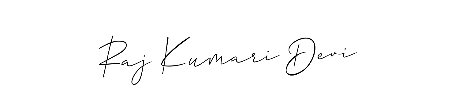 Make a short Raj Kumari Devi signature style. Manage your documents anywhere anytime using Allison_Script. Create and add eSignatures, submit forms, share and send files easily. Raj Kumari Devi signature style 2 images and pictures png