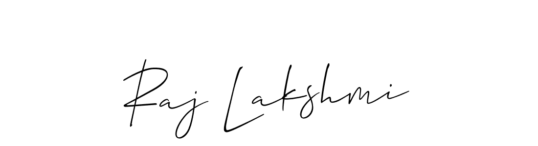 You should practise on your own different ways (Allison_Script) to write your name (Raj Lakshmi) in signature. don't let someone else do it for you. Raj Lakshmi signature style 2 images and pictures png