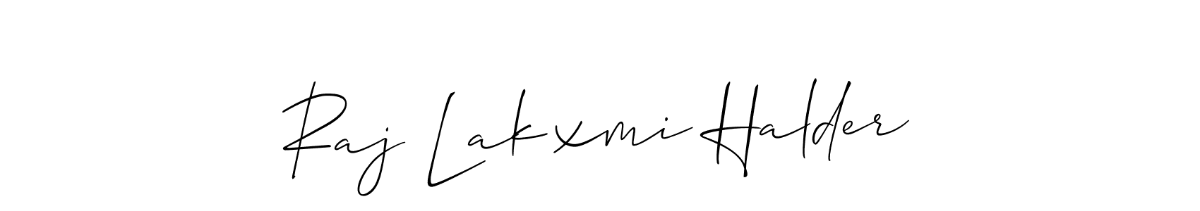 You can use this online signature creator to create a handwritten signature for the name Raj Lakxmi Halder. This is the best online autograph maker. Raj Lakxmi Halder signature style 2 images and pictures png