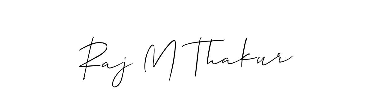 How to Draw Raj M Thakur signature style? Allison_Script is a latest design signature styles for name Raj M Thakur. Raj M Thakur signature style 2 images and pictures png