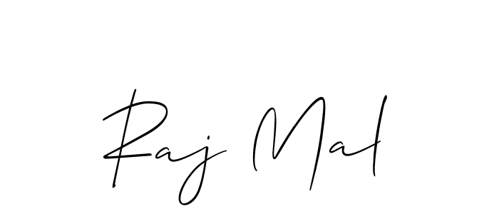 It looks lik you need a new signature style for name Raj Mal. Design unique handwritten (Allison_Script) signature with our free signature maker in just a few clicks. Raj Mal signature style 2 images and pictures png