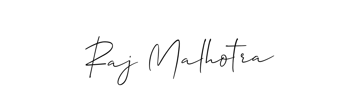 Design your own signature with our free online signature maker. With this signature software, you can create a handwritten (Allison_Script) signature for name Raj Malhotra. Raj Malhotra signature style 2 images and pictures png