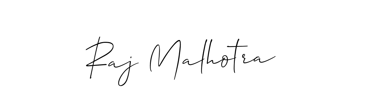 Make a beautiful signature design for name Raj Malhotra. With this signature (Allison_Script) style, you can create a handwritten signature for free. Raj Malhotra signature style 2 images and pictures png