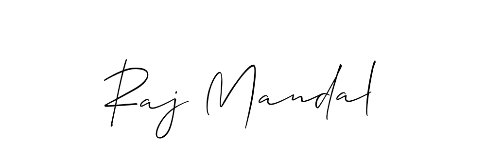 Also we have Raj Mandal name is the best signature style. Create professional handwritten signature collection using Allison_Script autograph style. Raj Mandal signature style 2 images and pictures png