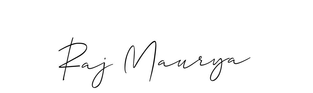 Create a beautiful signature design for name Raj Maurya. With this signature (Allison_Script) fonts, you can make a handwritten signature for free. Raj Maurya signature style 2 images and pictures png