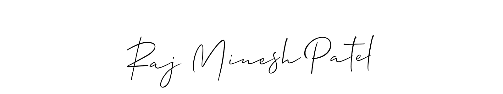 Best and Professional Signature Style for Raj Minesh Patel. Allison_Script Best Signature Style Collection. Raj Minesh Patel signature style 2 images and pictures png