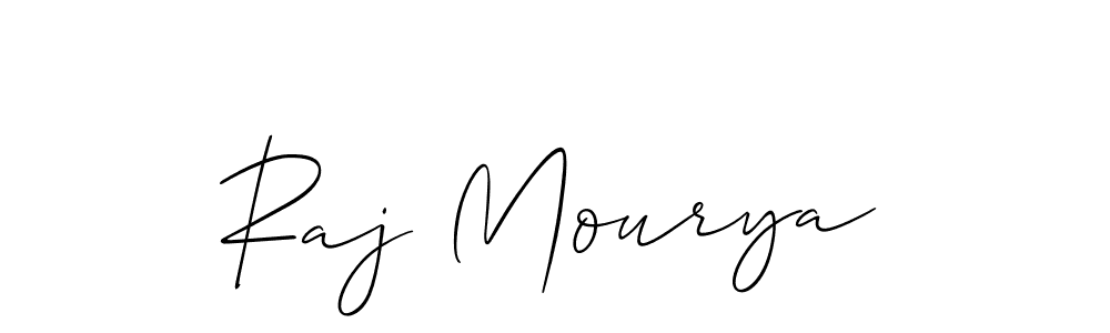 Make a beautiful signature design for name Raj Mourya. With this signature (Allison_Script) style, you can create a handwritten signature for free. Raj Mourya signature style 2 images and pictures png