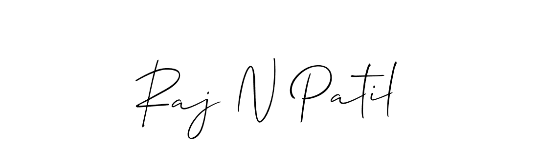 The best way (Allison_Script) to make a short signature is to pick only two or three words in your name. The name Raj N Patil include a total of six letters. For converting this name. Raj N Patil signature style 2 images and pictures png