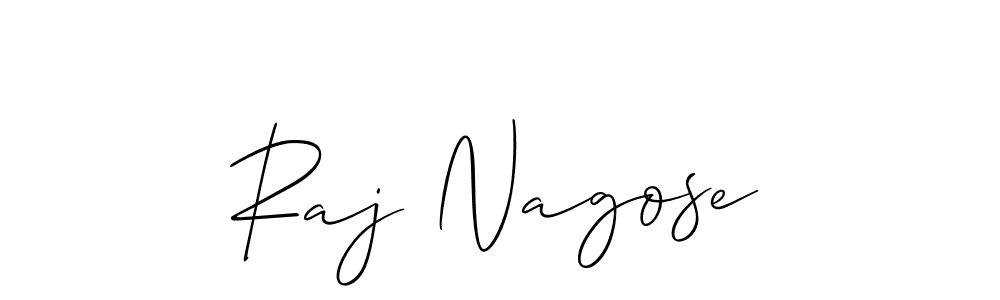 Also You can easily find your signature by using the search form. We will create Raj Nagose name handwritten signature images for you free of cost using Allison_Script sign style. Raj Nagose signature style 2 images and pictures png