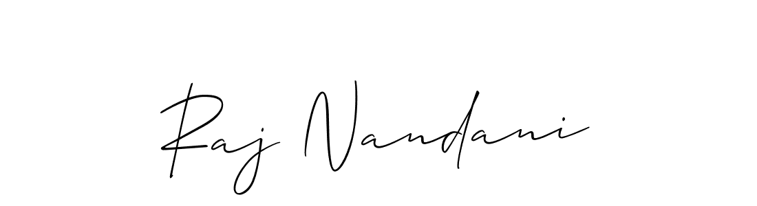 Make a beautiful signature design for name Raj Nandani. Use this online signature maker to create a handwritten signature for free. Raj Nandani signature style 2 images and pictures png