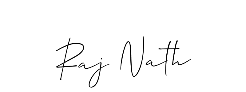 Use a signature maker to create a handwritten signature online. With this signature software, you can design (Allison_Script) your own signature for name Raj Nath. Raj Nath signature style 2 images and pictures png