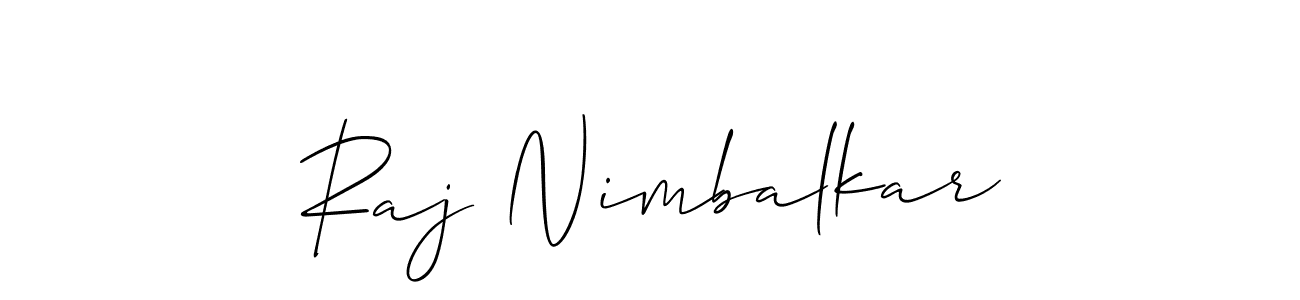 How to Draw Raj Nimbalkar signature style? Allison_Script is a latest design signature styles for name Raj Nimbalkar. Raj Nimbalkar signature style 2 images and pictures png