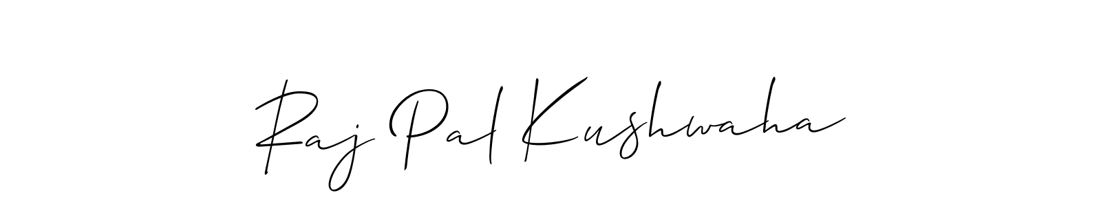 Raj Pal Kushwaha stylish signature style. Best Handwritten Sign (Allison_Script) for my name. Handwritten Signature Collection Ideas for my name Raj Pal Kushwaha. Raj Pal Kushwaha signature style 2 images and pictures png