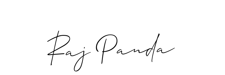 Allison_Script is a professional signature style that is perfect for those who want to add a touch of class to their signature. It is also a great choice for those who want to make their signature more unique. Get Raj Panda name to fancy signature for free. Raj Panda signature style 2 images and pictures png