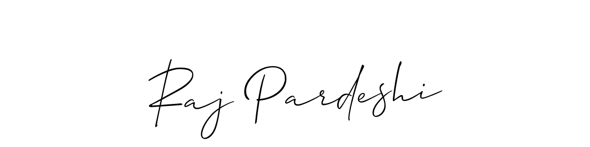 Raj Pardeshi stylish signature style. Best Handwritten Sign (Allison_Script) for my name. Handwritten Signature Collection Ideas for my name Raj Pardeshi. Raj Pardeshi signature style 2 images and pictures png